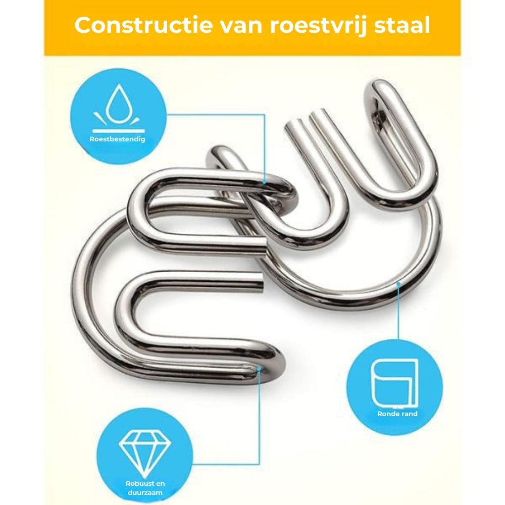 Hersenkraker Metalen Puzzelset