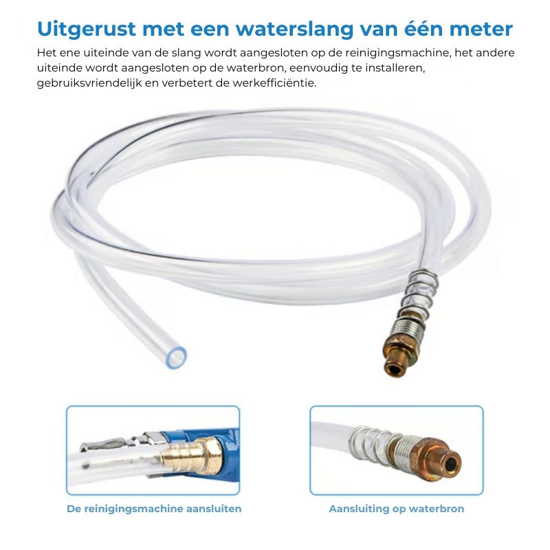 Perslucht Pistool met Watertoevoer