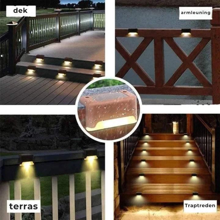 LED Zonne-energie Traplampen