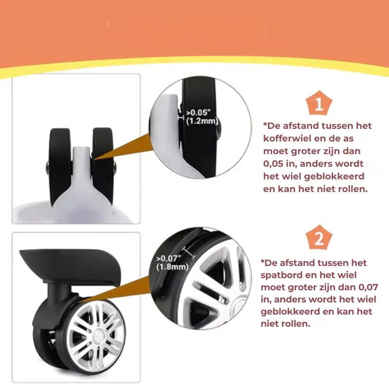Bagagewieltjes Beschermcovers (4st)