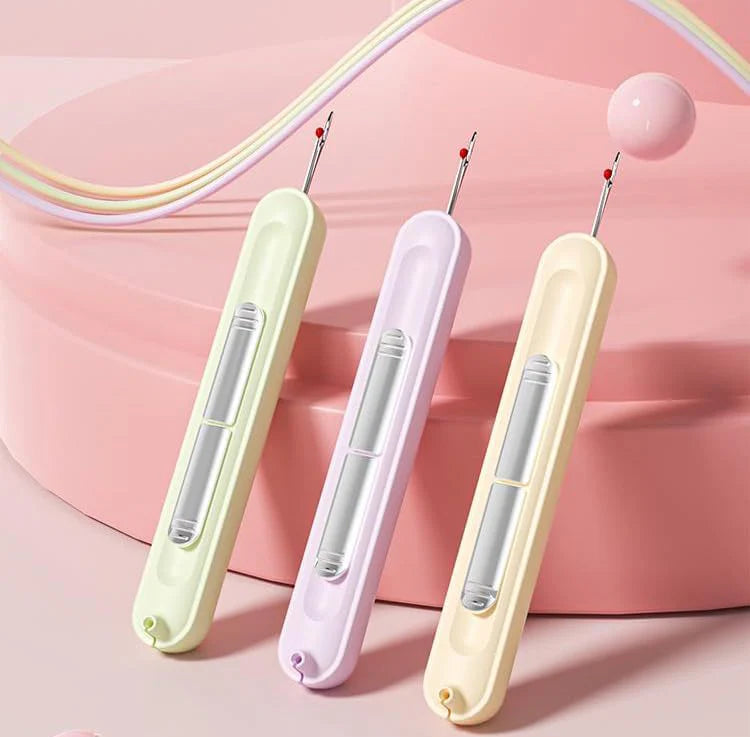 2-in-1 draadinrijger & scheurmesje