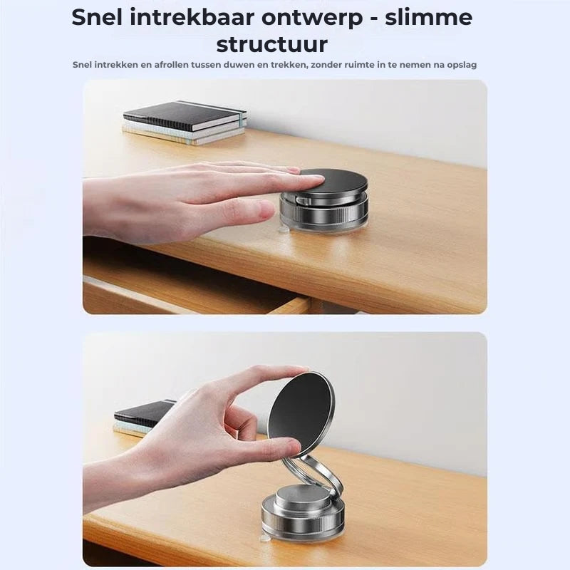 🔄360 ° verstelbare vacuümmagnetische telefoonhouder