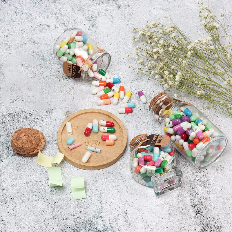 Cadeaufles met berichtcapsules
