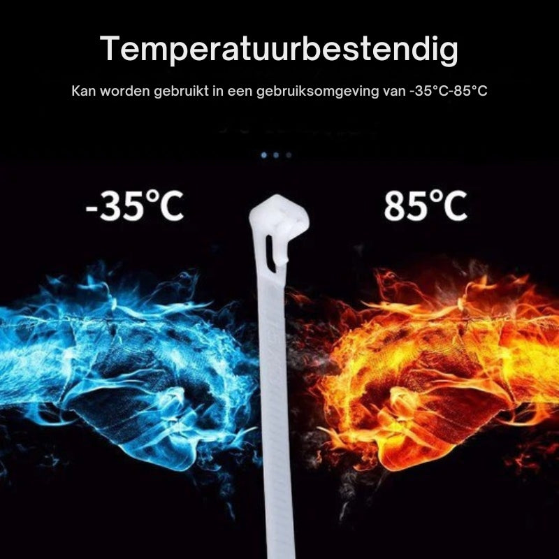 Herbruikbare kabelbinders (30 Stuks)