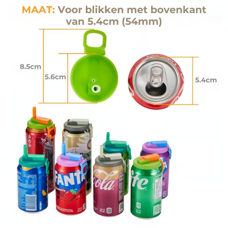 Verzegelde Frisdrankblikjes Deksels