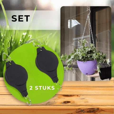 Hangende Bloempot Katrolhaken (2st/set)