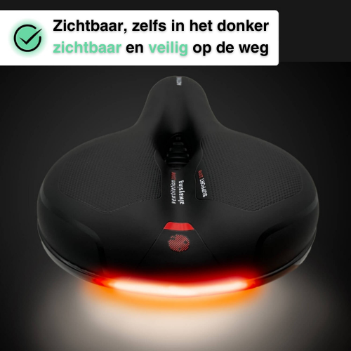 Comfortabel Fietszadel Met Schokdemping
