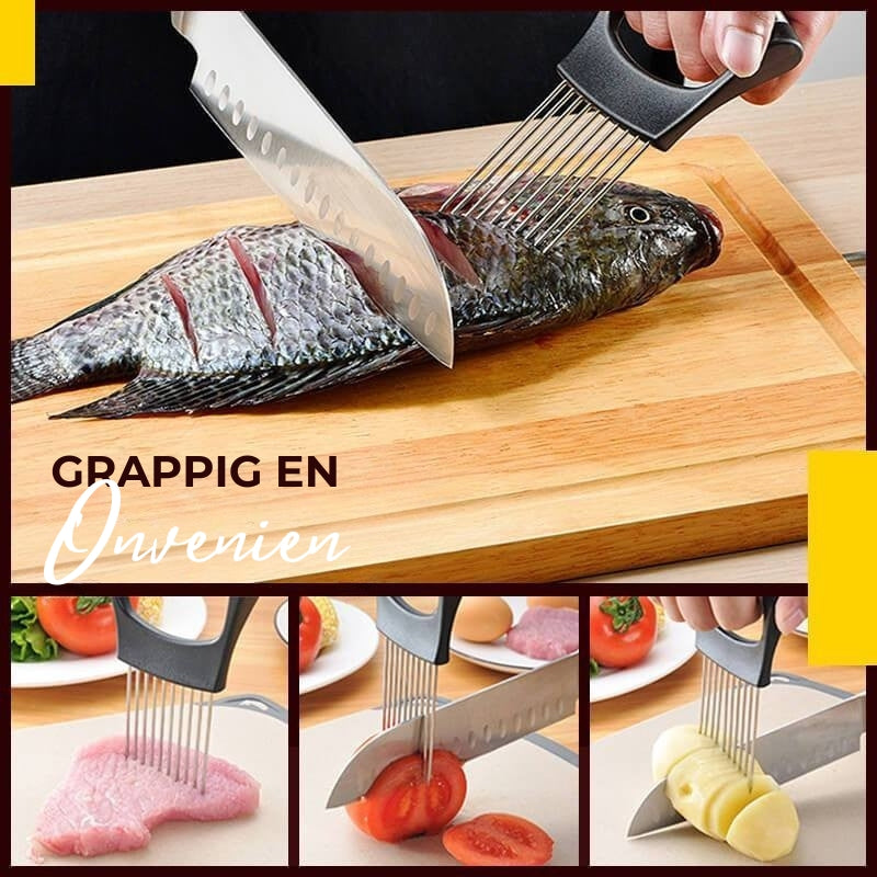 Groente snijden hulpgereedachap - 304 Staal