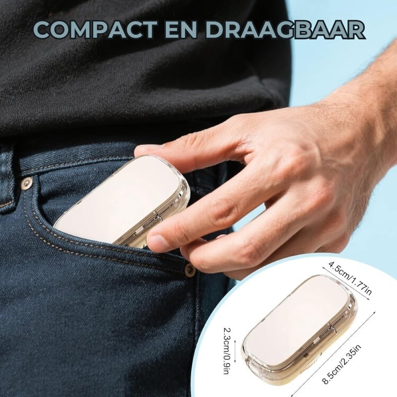 Draagbare Pillensnijder