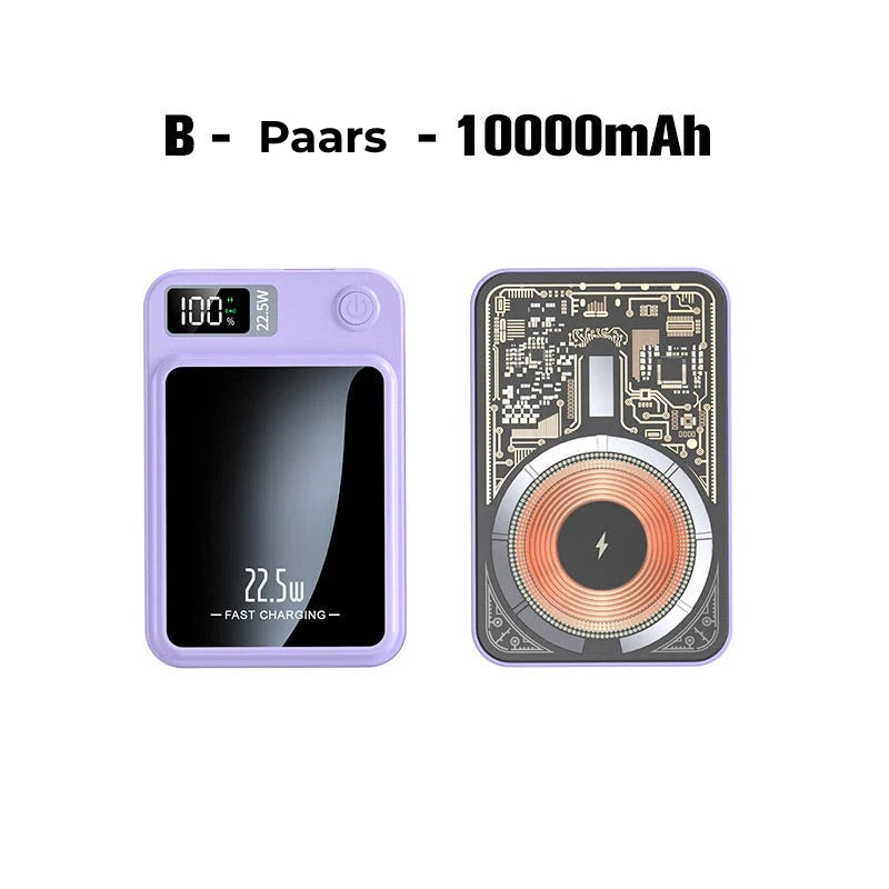 22,5 W ultraslanke, snel oplaadbare 20000 mAh powerbank