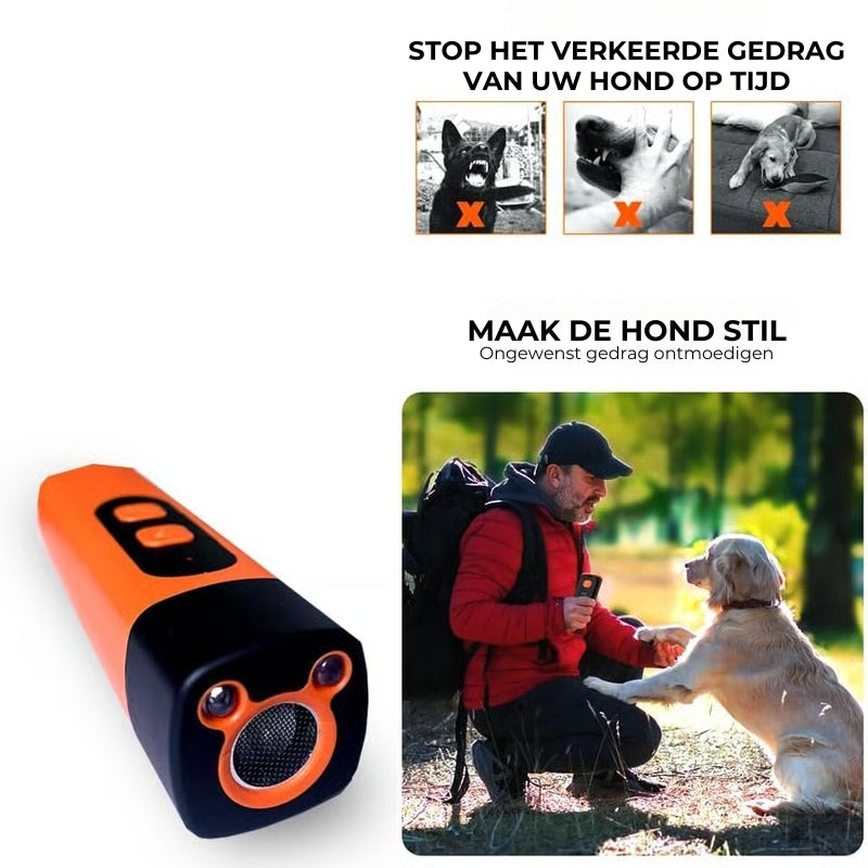 Ultrasoon Blafafstotend Aparaat β Humaan en Effectief Afschrikmiddel voor Honden