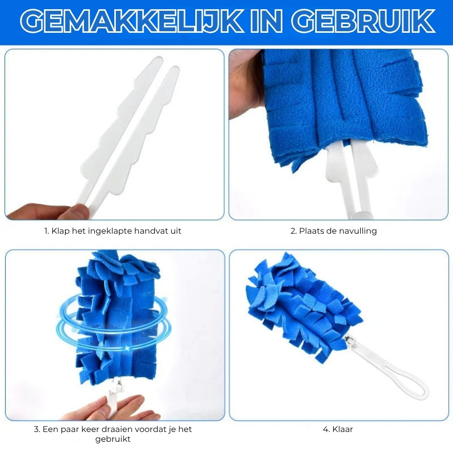 Herbruikbare stofdoek van fleece set