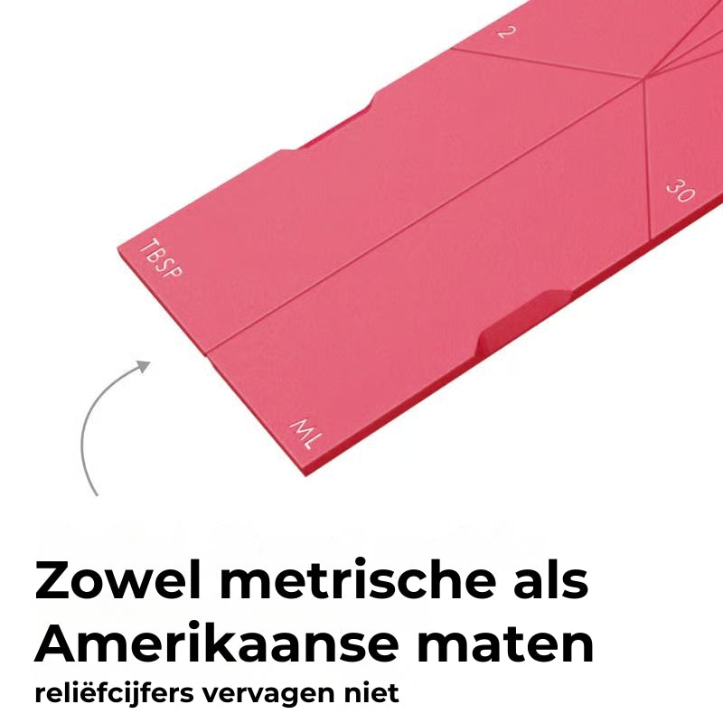 Platte 3-in-1 Opvouwbare Magnetische Maatlepels
