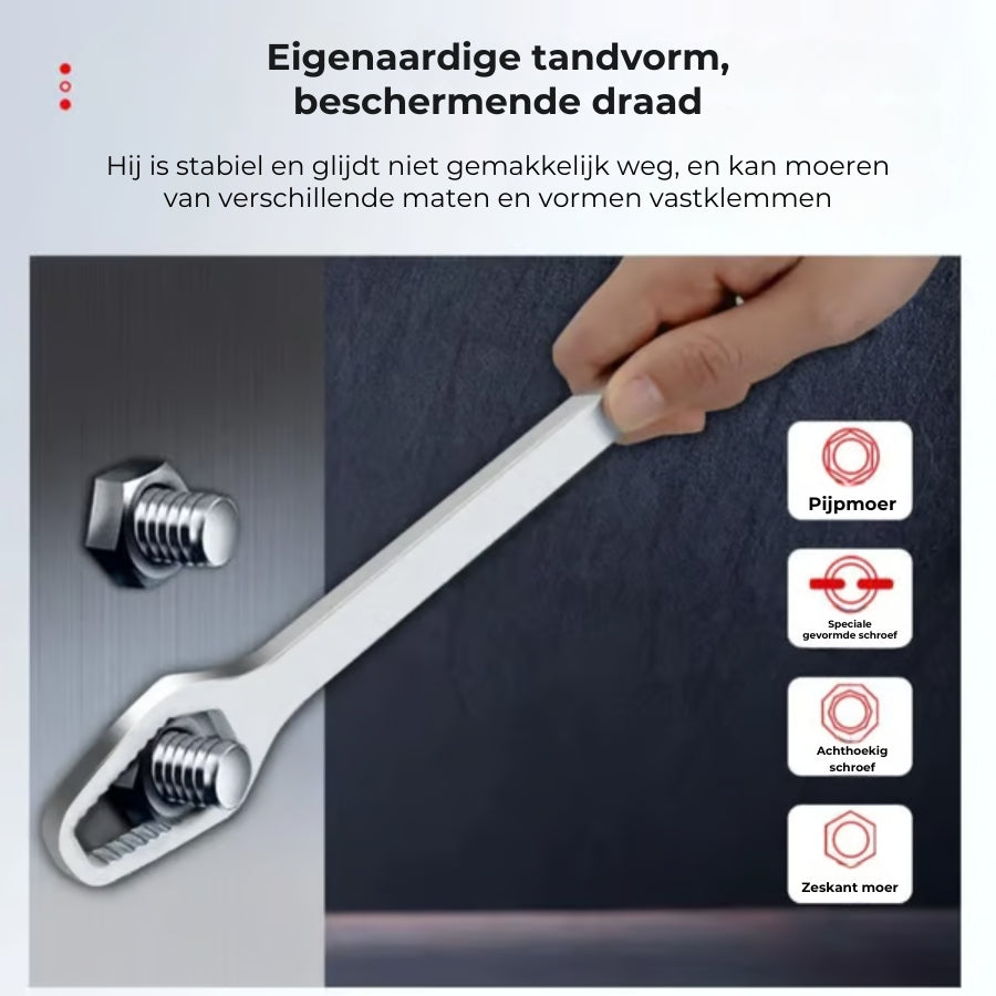 🔧 8-22mm Universele Moersleutel