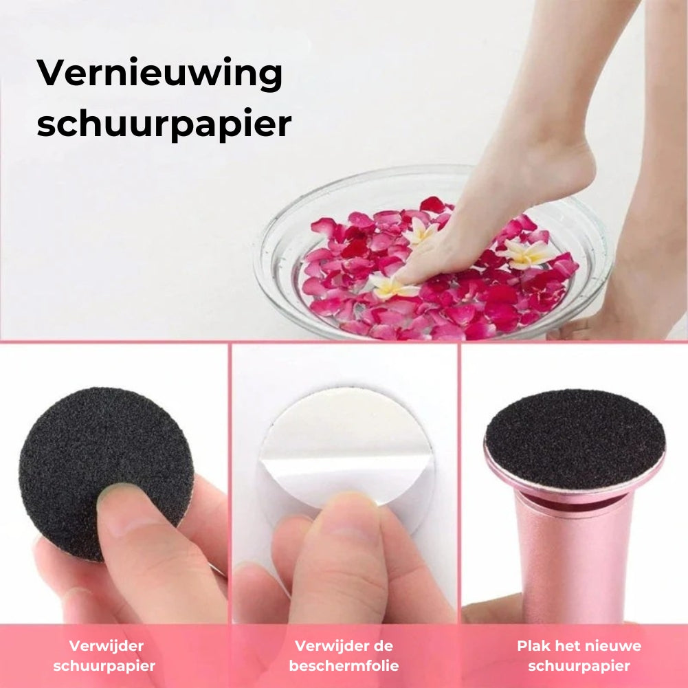 Elektrische Voetverzorging Eeltkrabber (incl. 60 schijfjes)