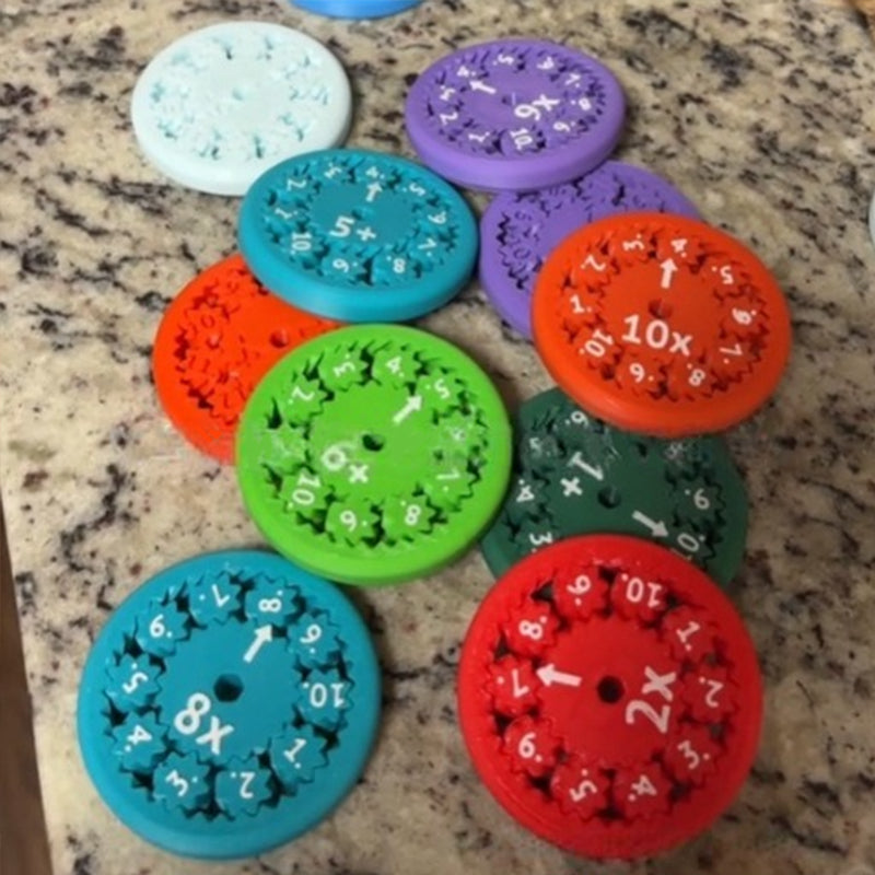 Rekenoefening Fidget Spinner (Sets van 9 stuks)