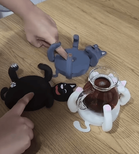 3D Klemmende Kat Drankonderzetters