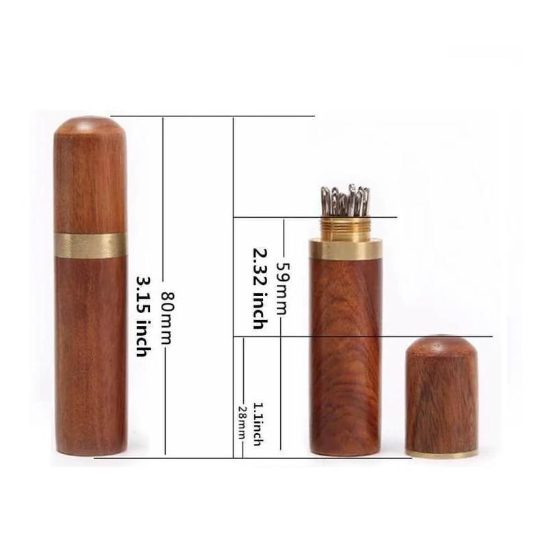 Zelfinhalende Naalden Houten Set