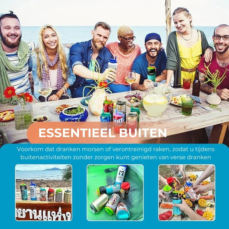 Verzegelde Frisdrankblikjes Deksels