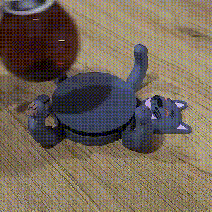 3D Klemmende Kat Drankonderzetters