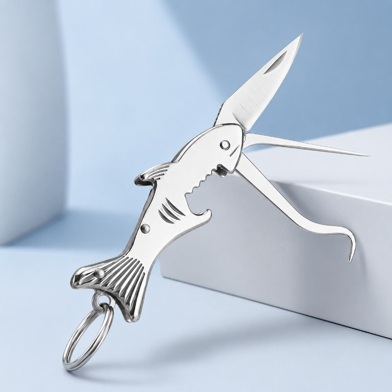 Haai 3-in-1 sleutelhanger-multitool