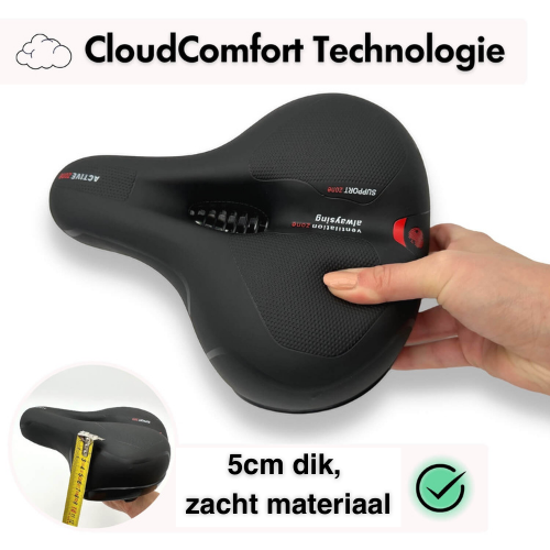 Comfortabel Fietszadel Met Schokdemping