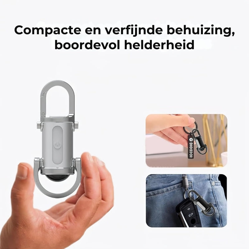 Powerbank USB-C Sleutelhangerlampje✨