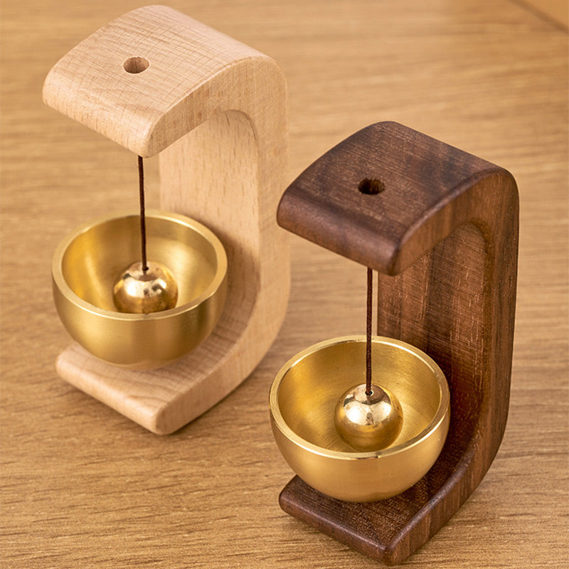 Magnetische houten windgong-deurbel