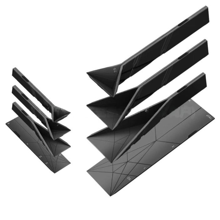 Platte 3-in-1 Opvouwbare Magnetische Maatlepels