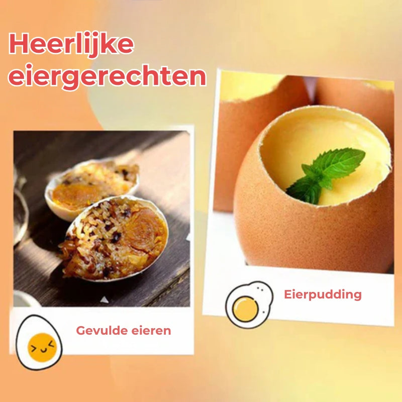 Eieropener van roestvrij staal