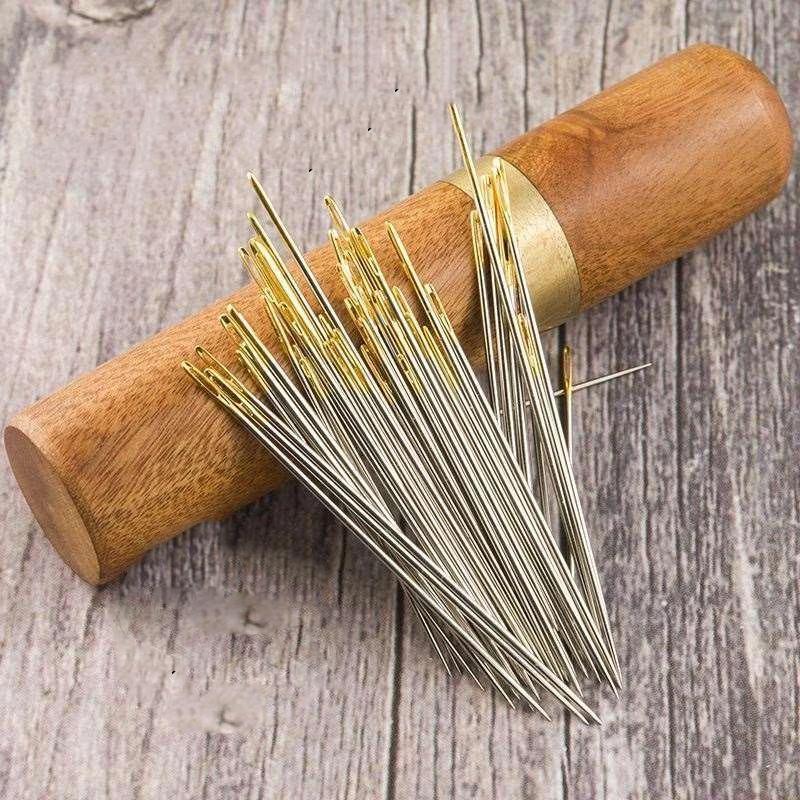 Zelfinhalende Naalden Houten Set