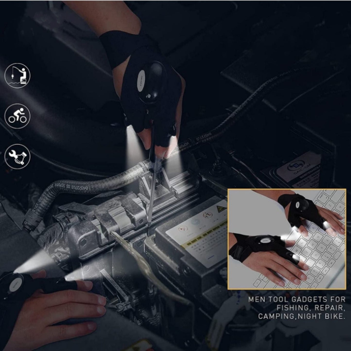 Handschoenen Met LED Verlichting