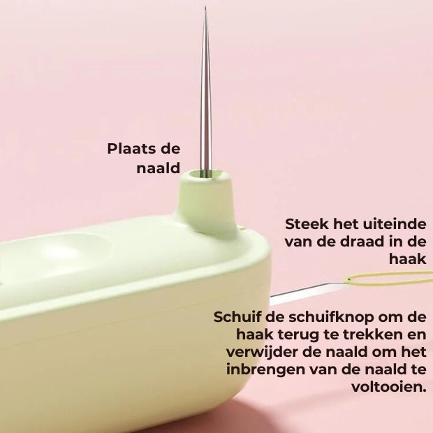 2-in-1 draadinrijger & scheurmesje