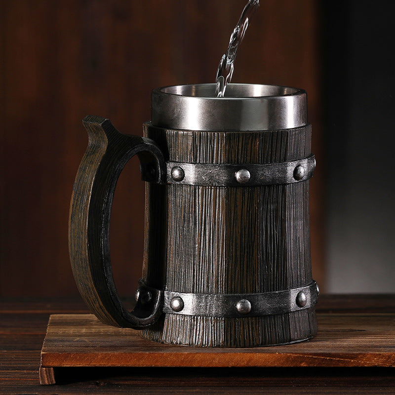 Authentieke Houten Biermokken