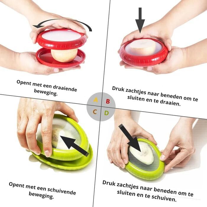 Keepitā¢ Fruit en Groente Bewaardoosjes