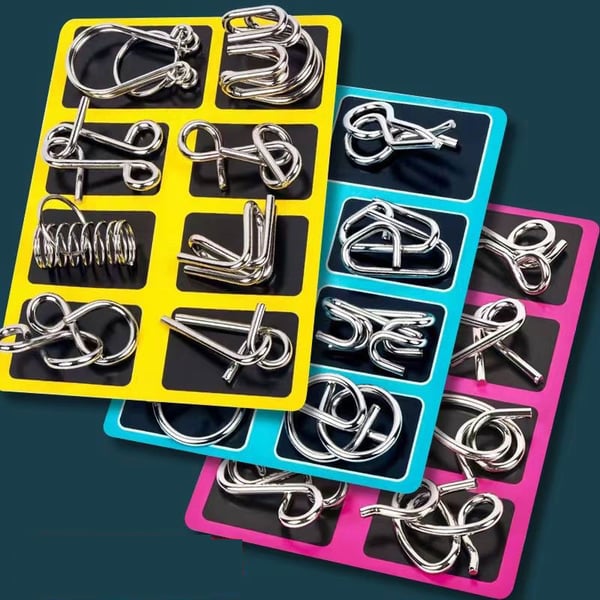 Hersenkraker Metalen Puzzelset