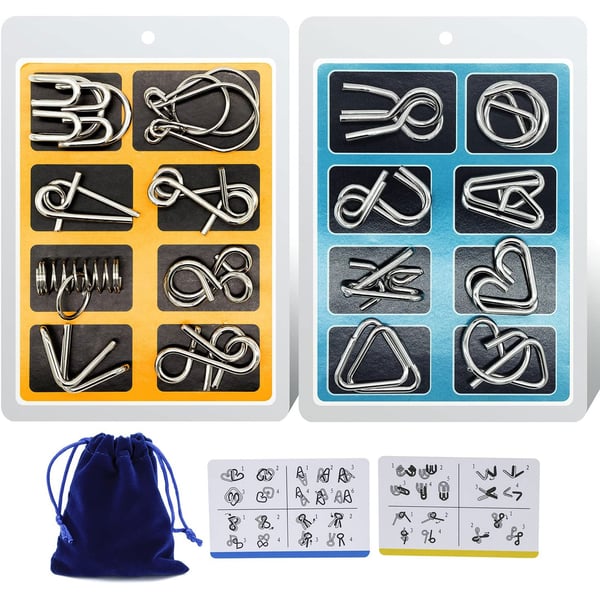 Hersenkraker Metalen Puzzelset