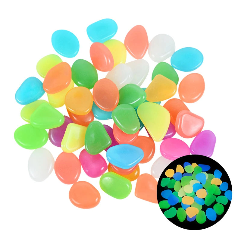 Glow in the Dark Kiezels - 25/50/100/500st