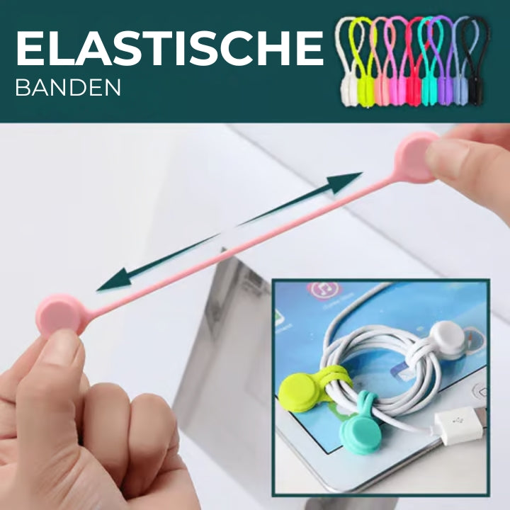 Magnetische Kabelbinders (3st)