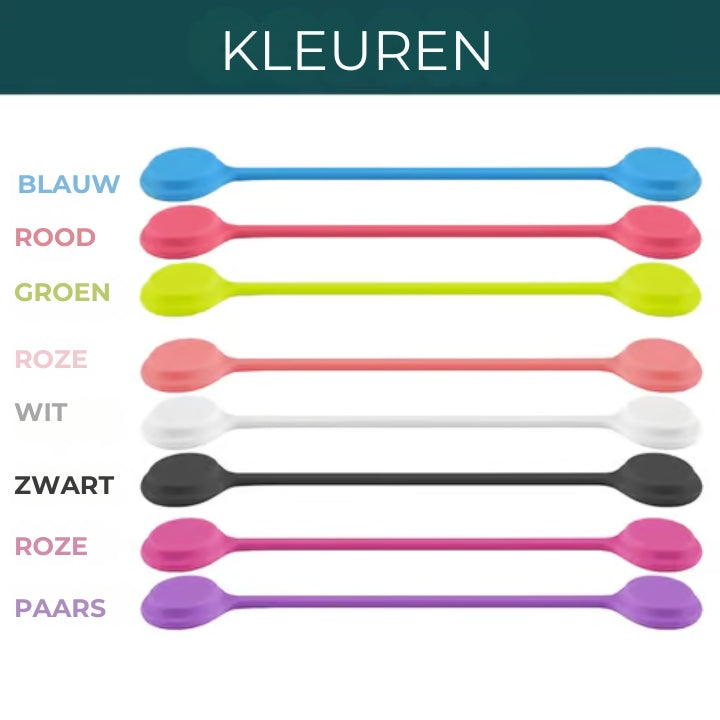 Magnetische Kabelbinders (3st)