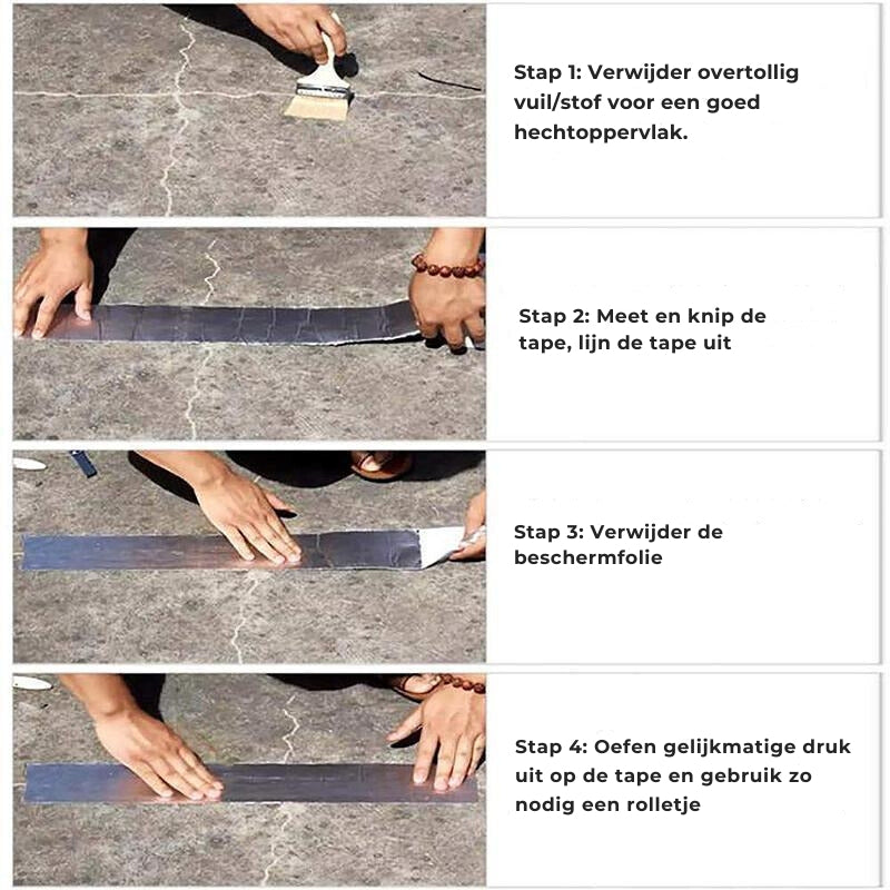 Butylrubber Waterdichte Plakband