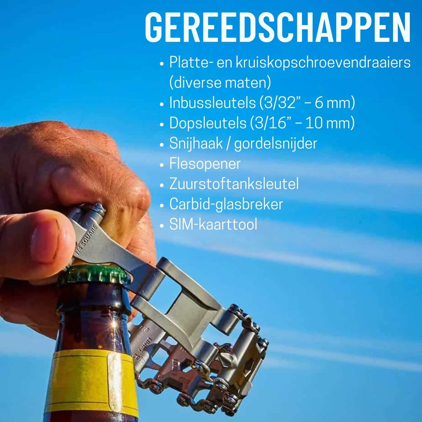 Gereedschapsarmband Met 8 Tools