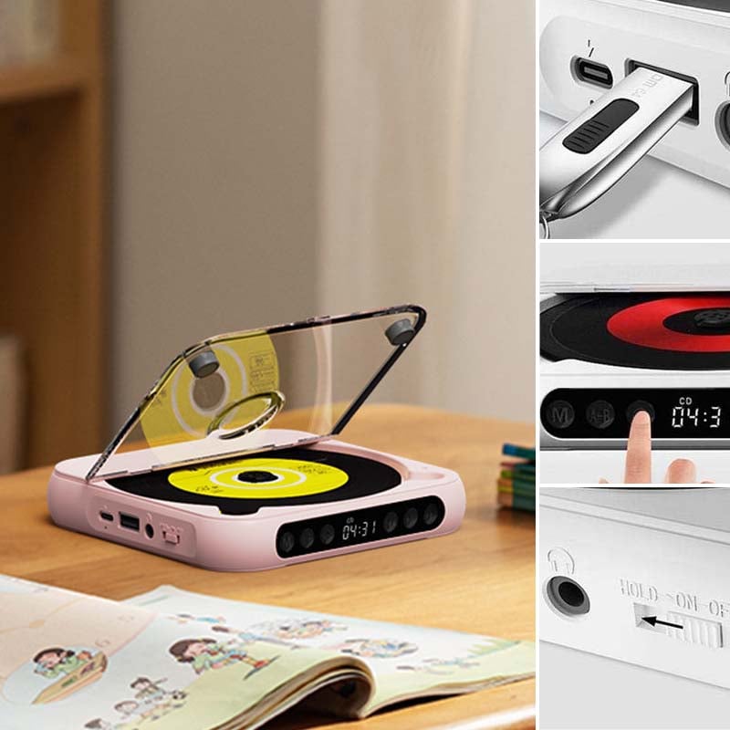 Draagbare cd-speler met Bluetooth