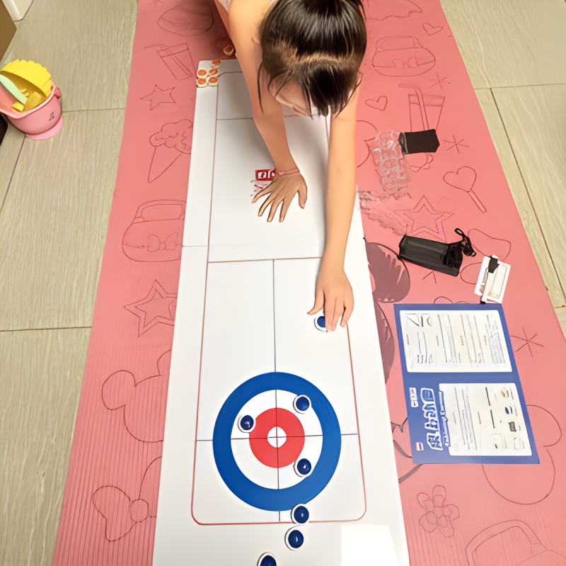 👨👩👧👦Curling tafel gezelschapsspel