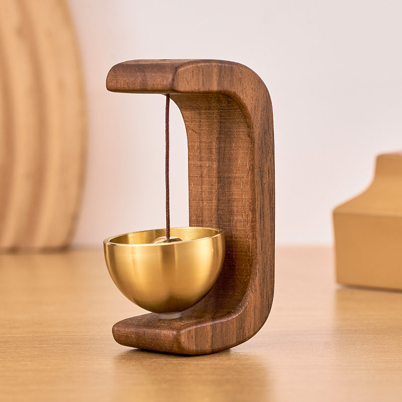 Magnetische houten windgong-deurbel