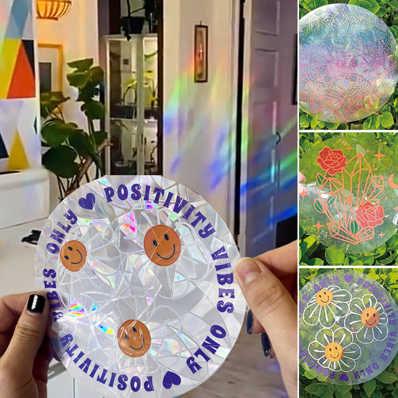🌈 Zonabsorberende Raamstickers - 6st