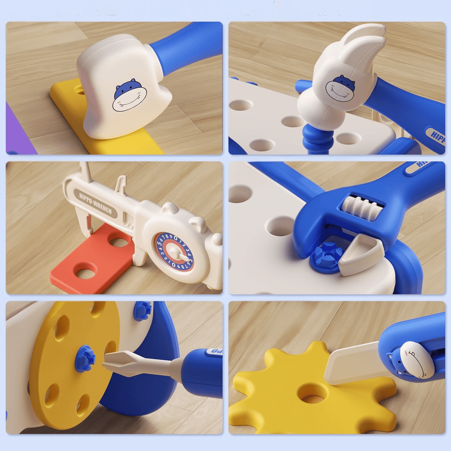 Kleine makersworkshop – Montessori Werktuigset ✨
