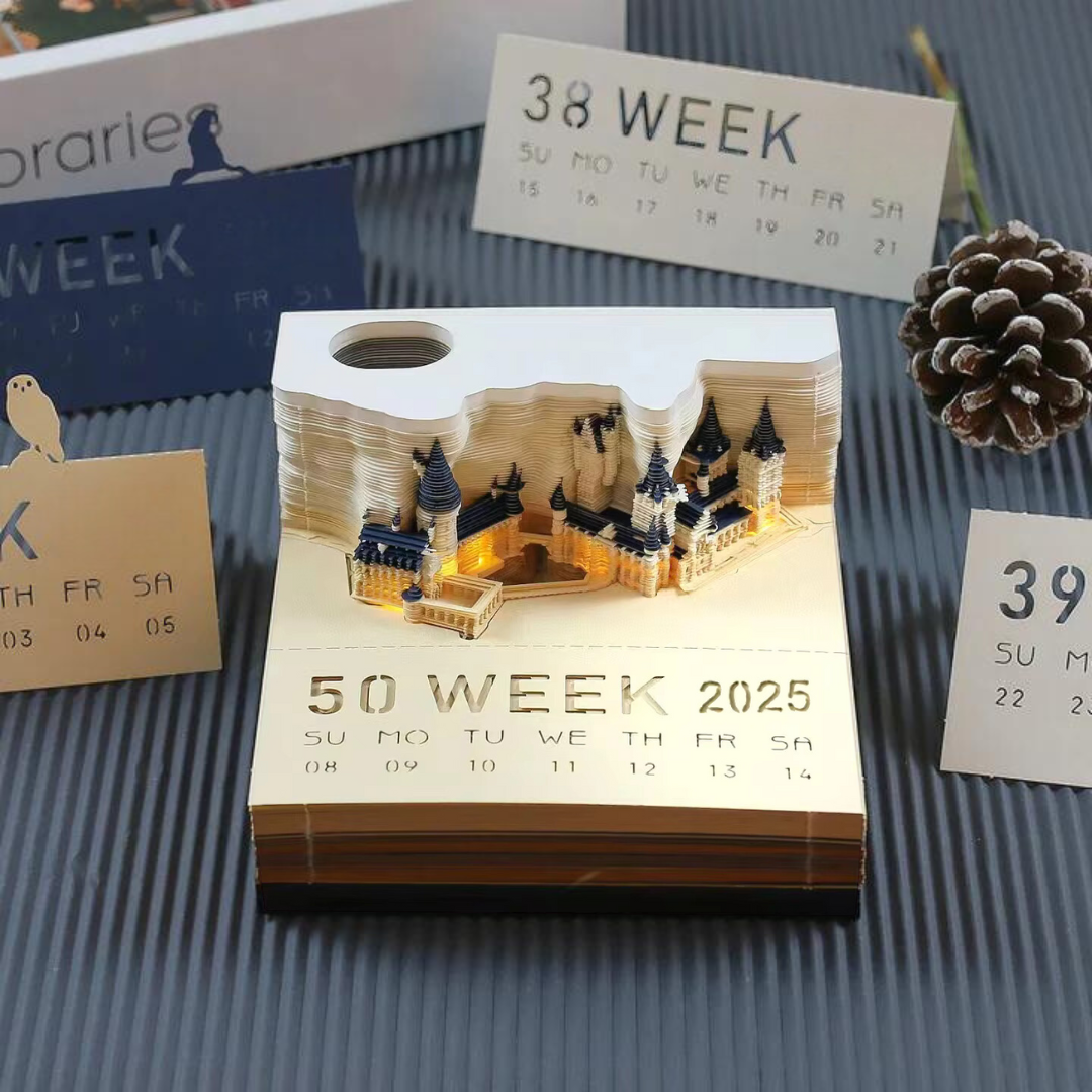 DreamArt™ 3D-kalender memoblok 2026
