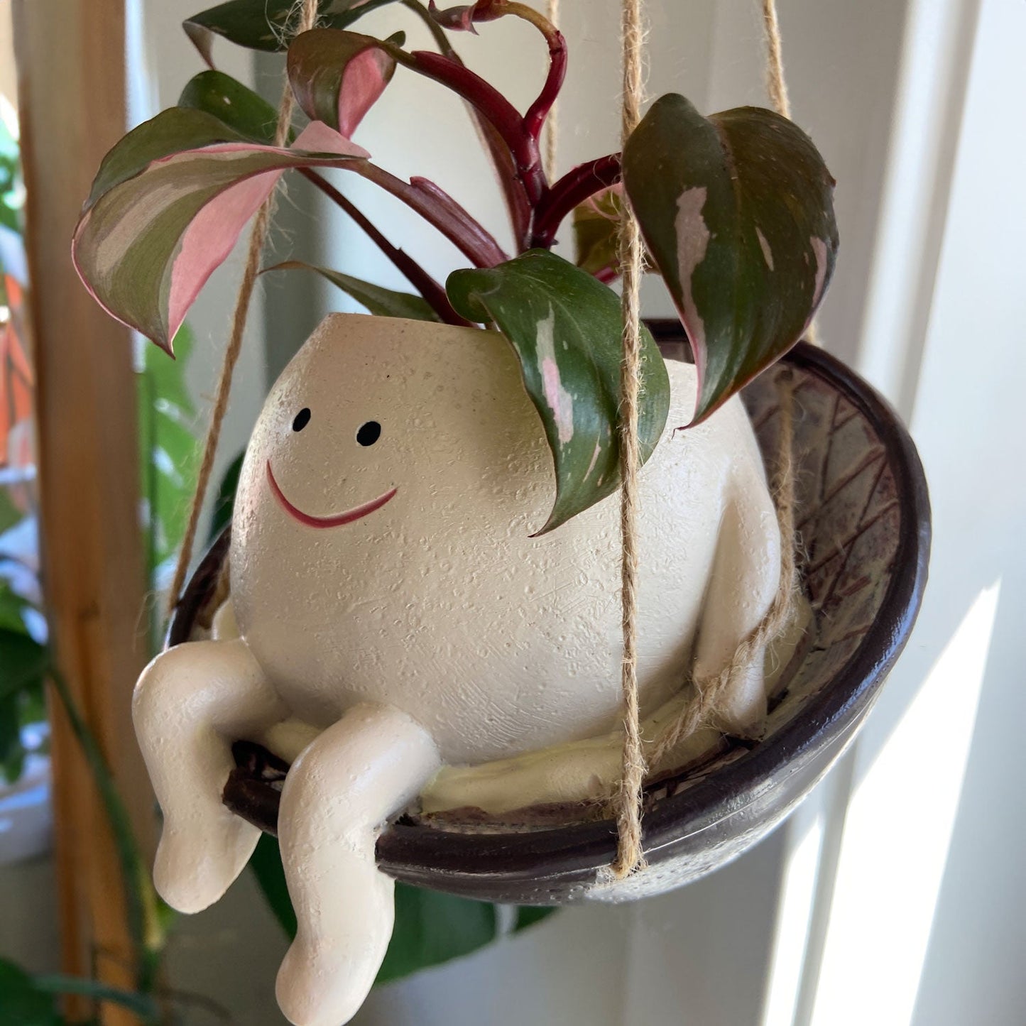 Blije Schommelende Plantenpot
