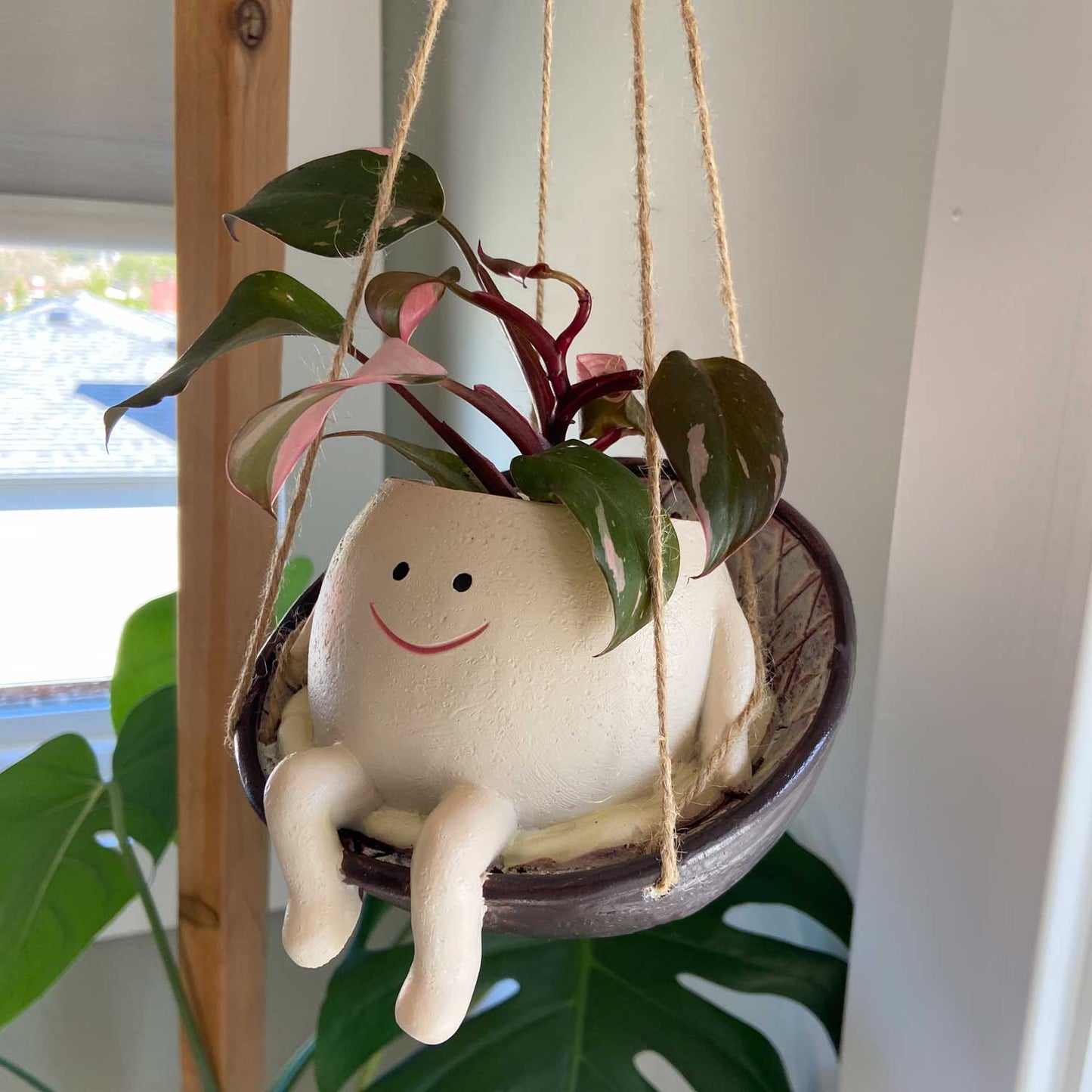 Blije Schommelende Plantenpot